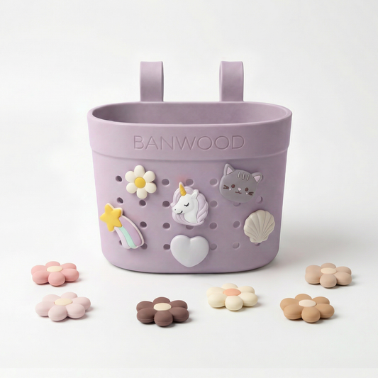 Pin & Ride Eco Scooter Basket - Lavender