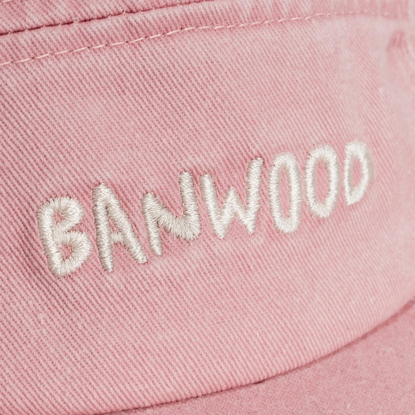 Washed 5 Panel Cap - Rose