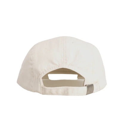 Washed 5 Panel Cap - Cream