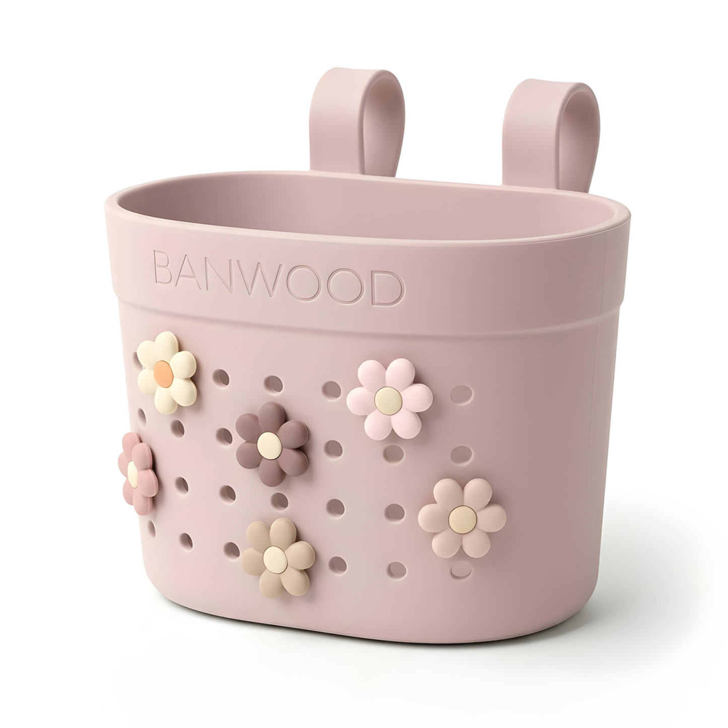 Pin & Ride Eco Scooter Basket - Faded Pink