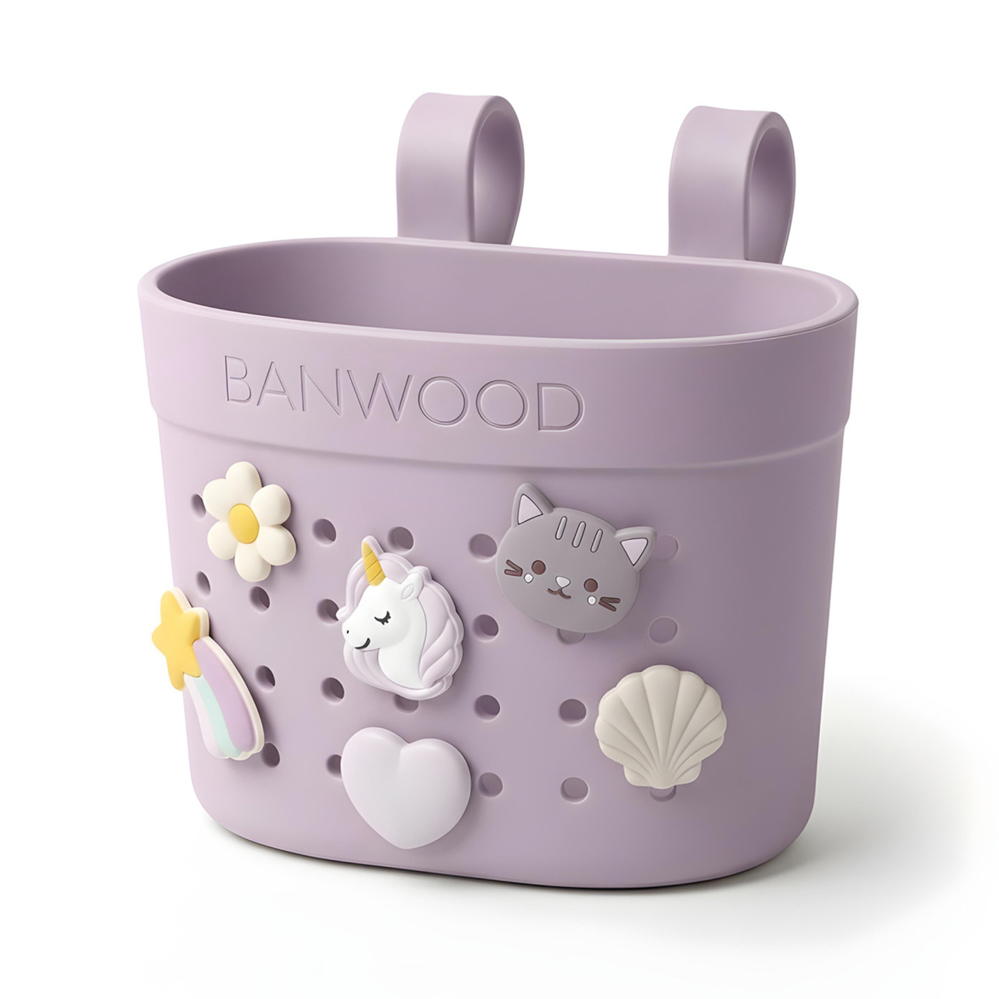 Pin & Ride Eco Scooter Basket - Lavender