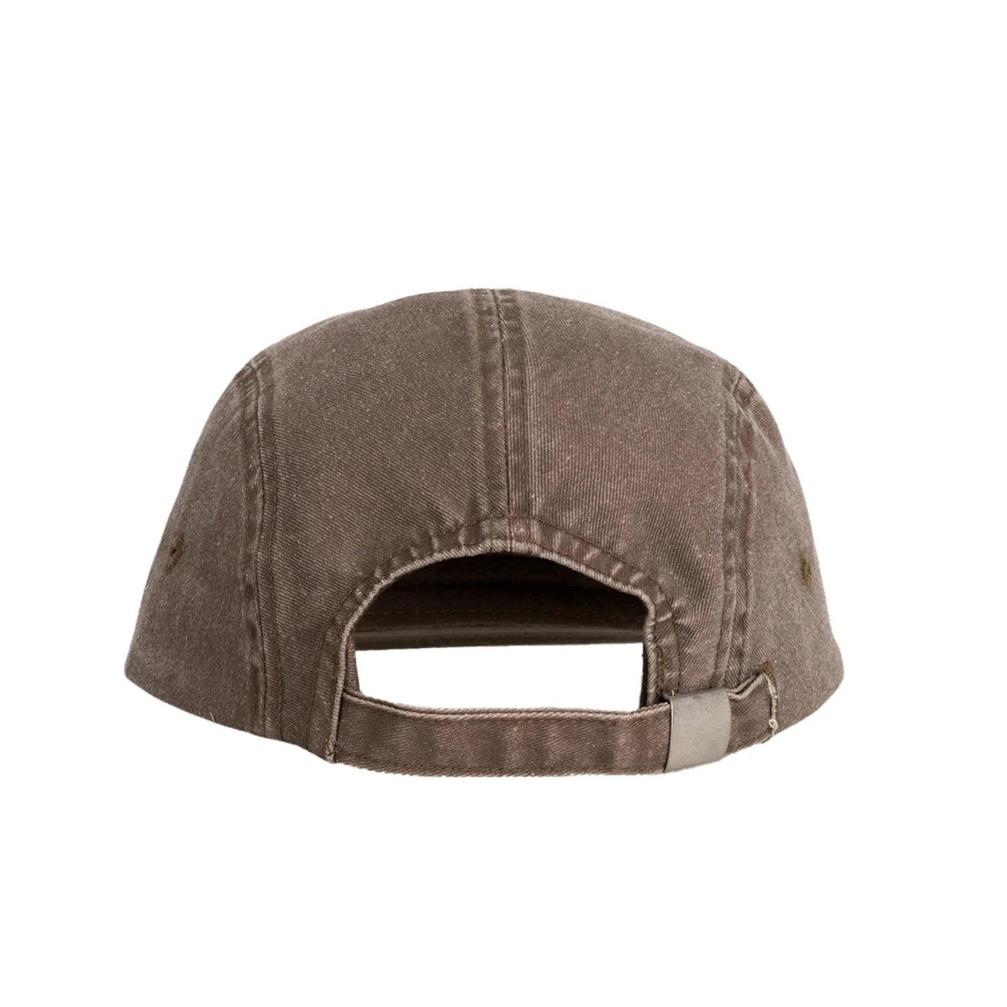 Washed 5 Panel Cap - Brown