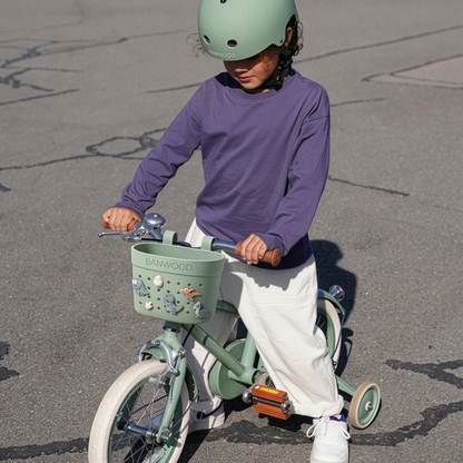 Pin & Ride Eco Scooter Basket - Olive