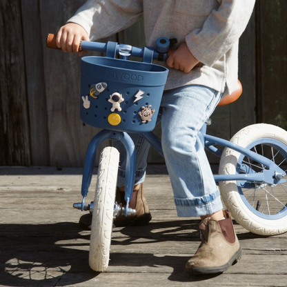 Pin & Ride Eco Scooter Basket - Deep Sea