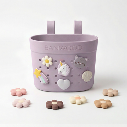 Pin & Ride Eco Scooter Basket - Lavender