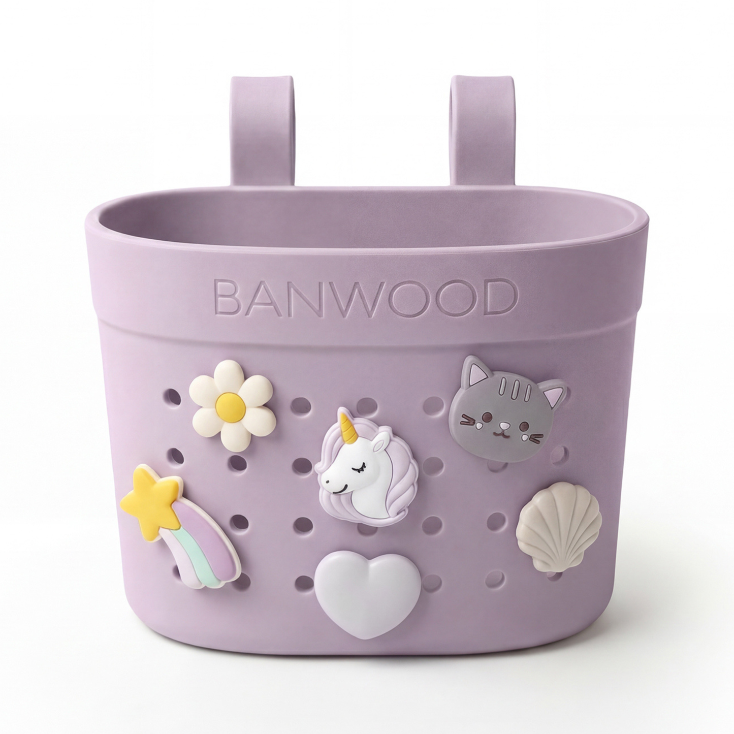 Pin & Ride Eco Scooter Basket - Lavender