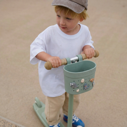 Pin & Ride Eco Scooter Basket - Clay