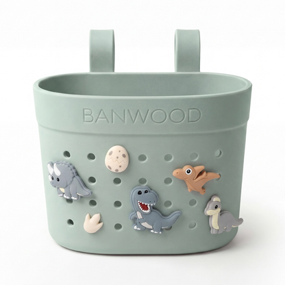 Pin & Ride Eco Scooter Basket - Clay