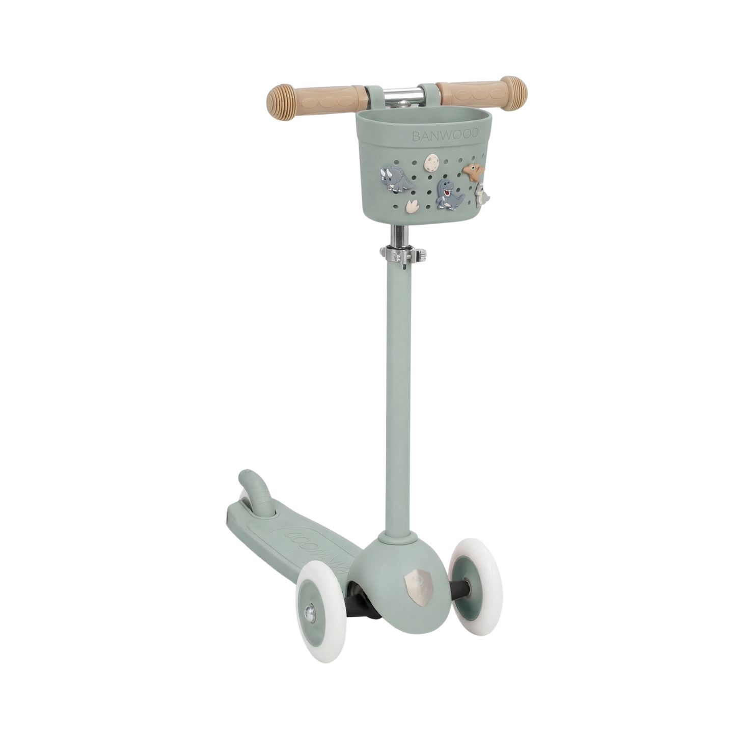 Pin & Ride Eco Scooter Basket - Clay