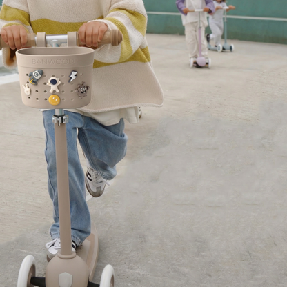 Pin & Ride Eco Scooter Basket - Sand