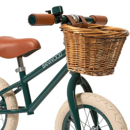 Vintage Balance Bike - Dark Green
