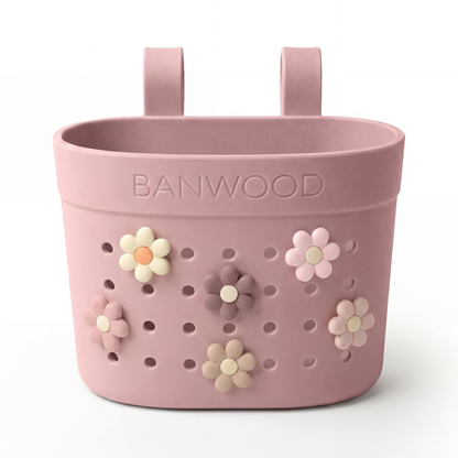 Pin & Ride Eco Scooter Basket - Dusty Rose