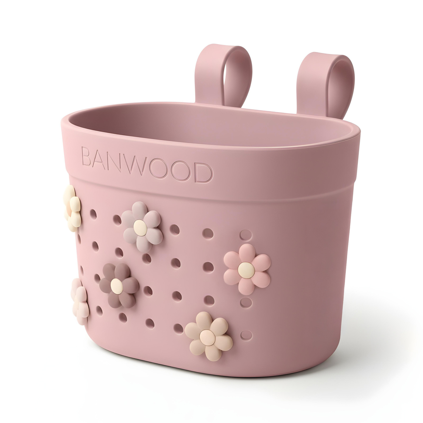Pin & Ride Eco Scooter Basket - Dusty Rose