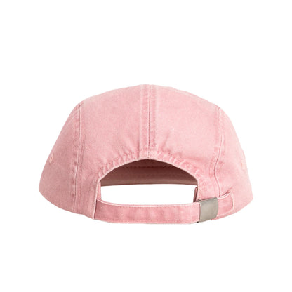 Washed 5 Panel Cap - Rose