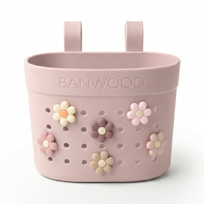Pin & Ride Eco Scooter Basket - Faded Pink