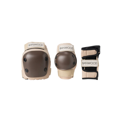 Skateboard Protective Gear - Tan/Brown